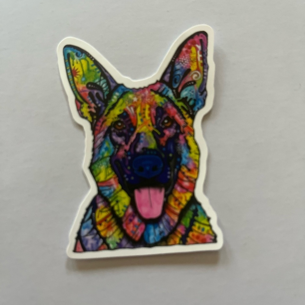 𝅺DOG stickers decals German shepherd 🐶2 for $9 or 4 for $15🐶